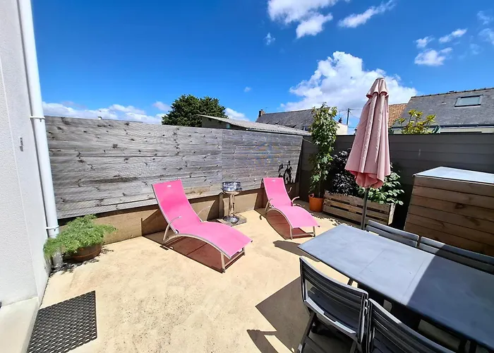 民宿 Fleur De Sel De 21m2 Avec Pret Velos, Cuisine Et Sdb Privees Avec Terrasse Cloturee De 17m2 梅尔河畔的巴兹